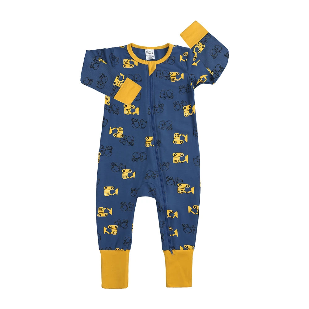 Baby Cotton Zip Romper