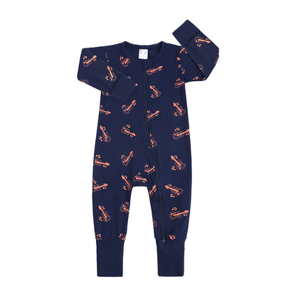 Baby Cotton Zip Romper