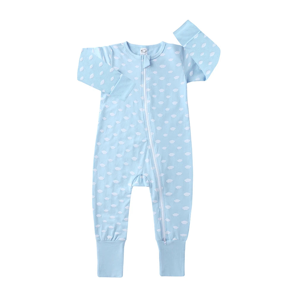 Baby Cotton Zip Romper