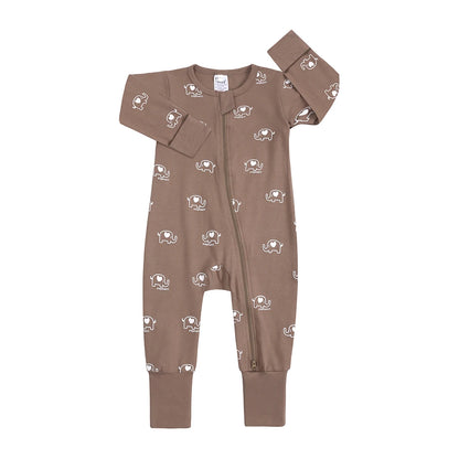 Baby Cotton Zip Romper