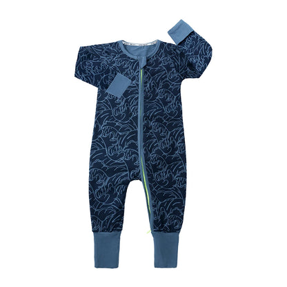 Baby Cotton Zip Romper