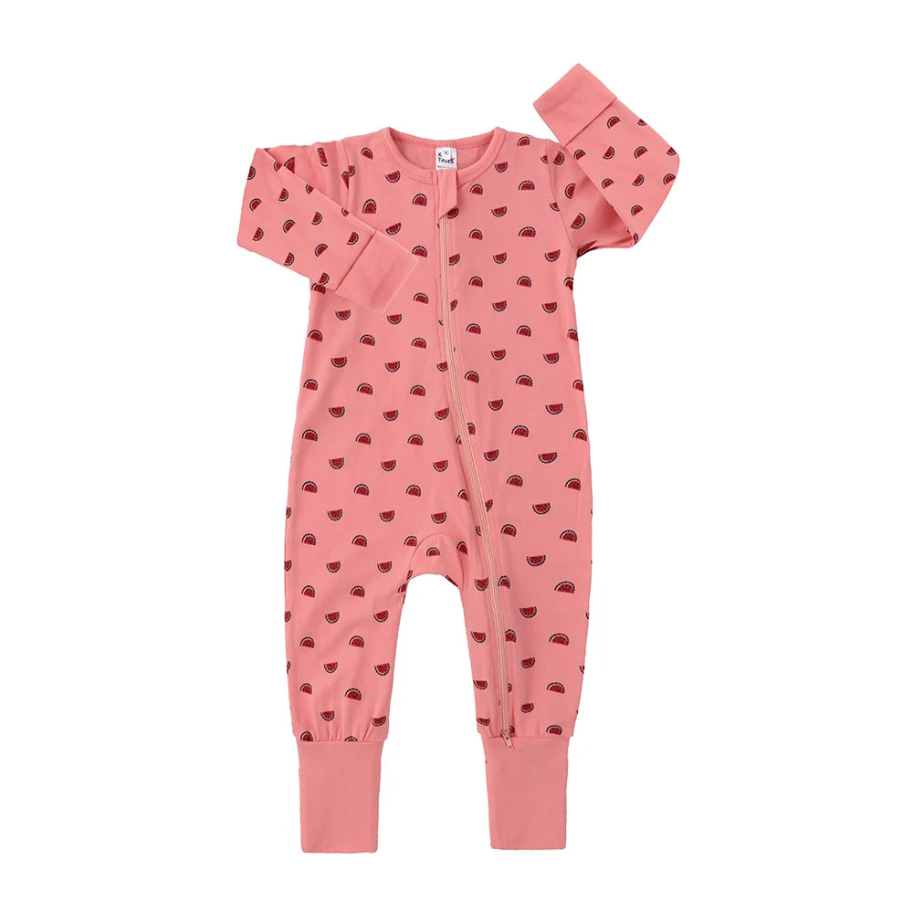 Baby Cotton Zip Romper